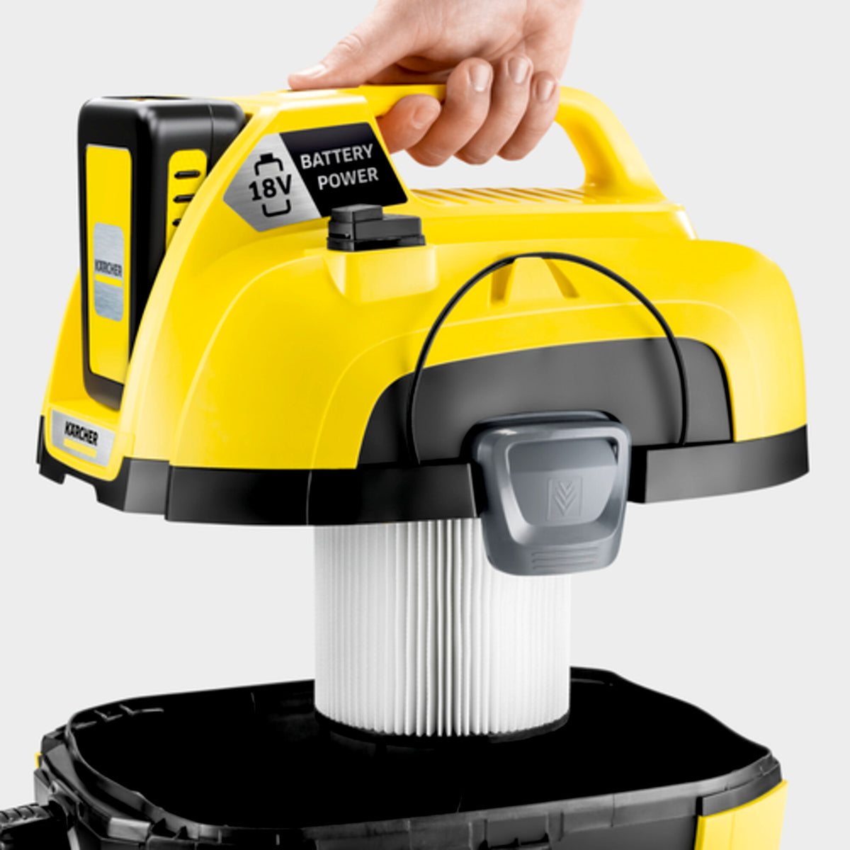 Kärcher Mehrzwecksauger WD 1 Compact Battery Set