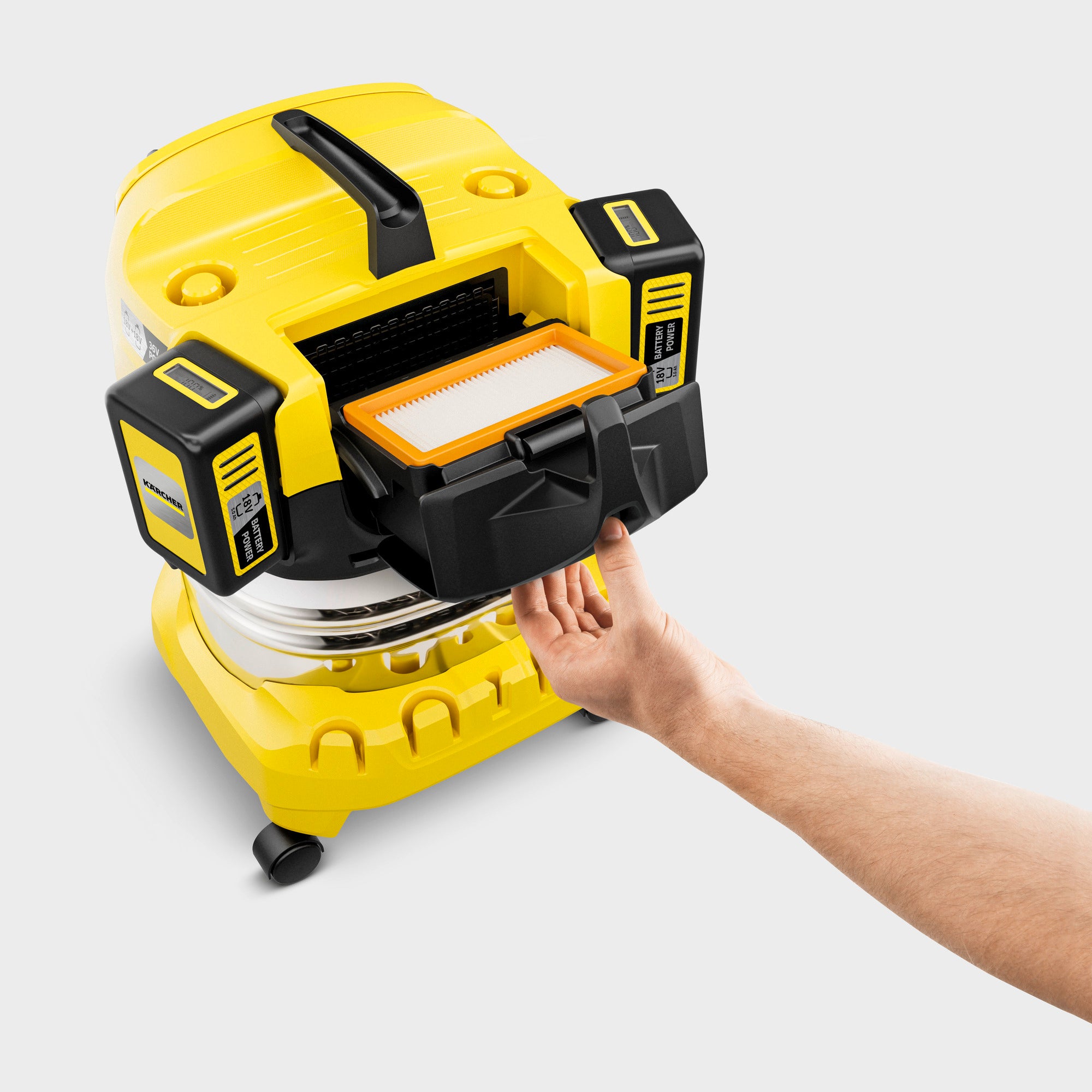 Kärcher Nass-/ Trockensauger WD 4-18 S Dual Battery Set V-20/22 *EU