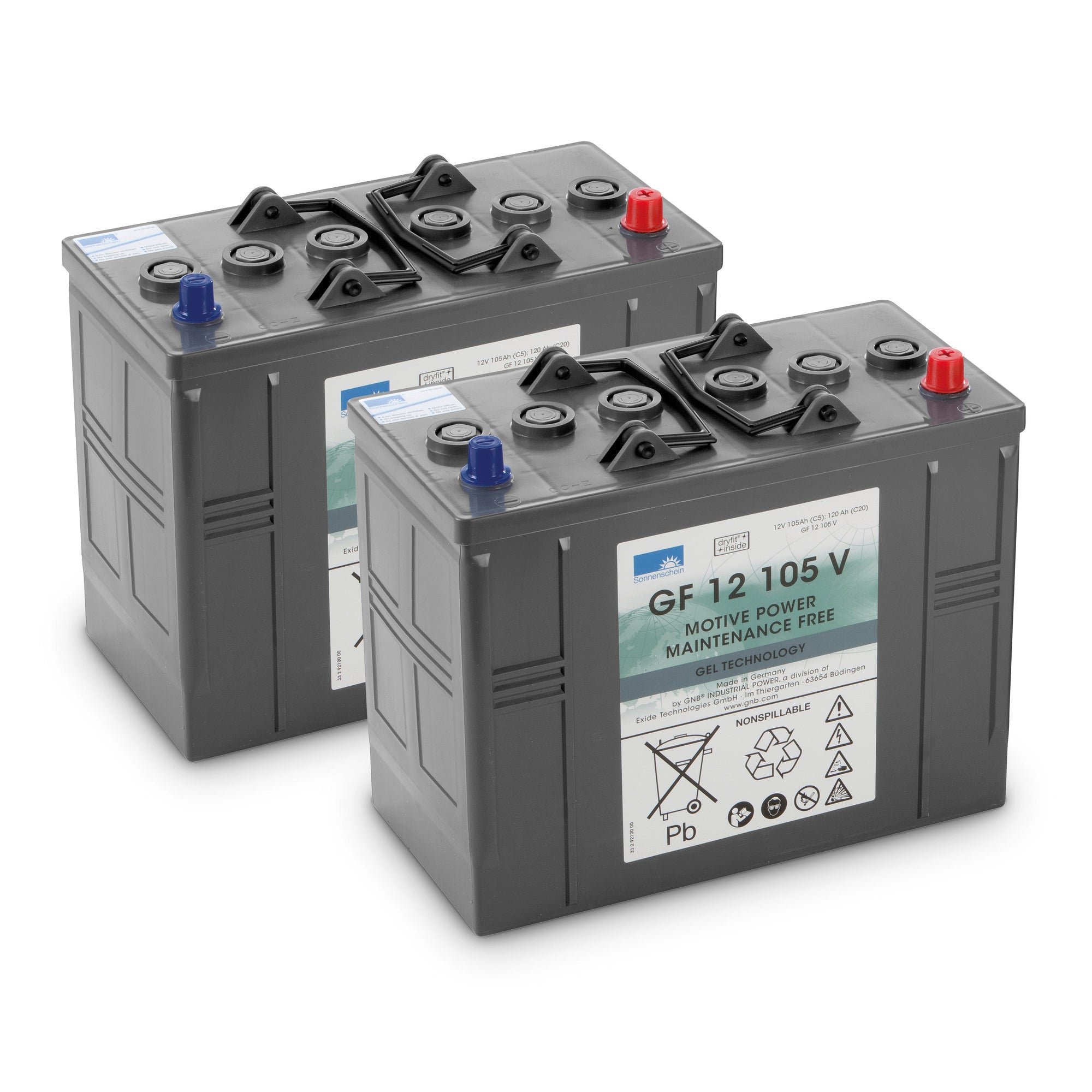 Kärcher Batteriesatz Gel 2x 12V/105Ah