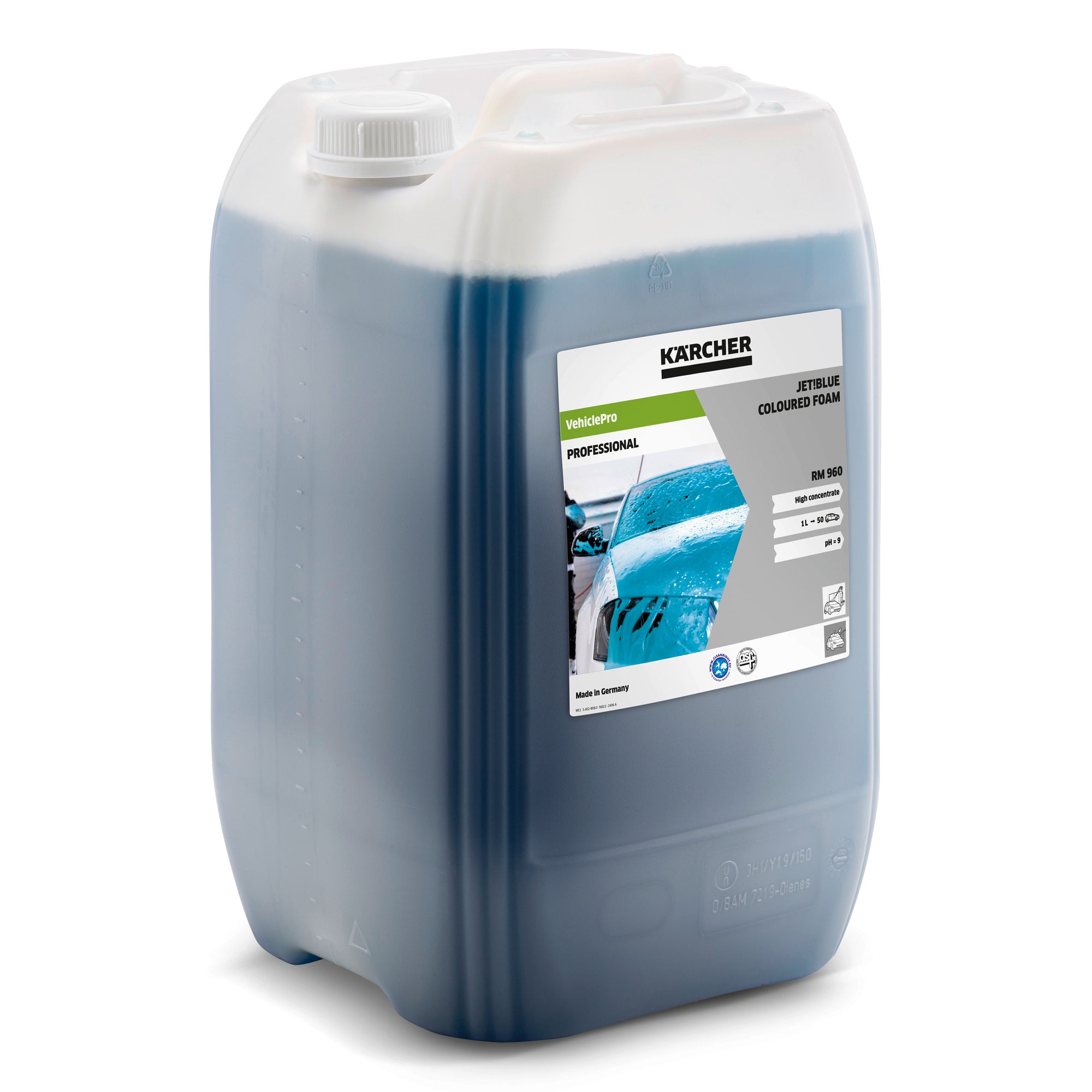 Kärcher RM 960, 20L, Jet!Blue coloured foam
