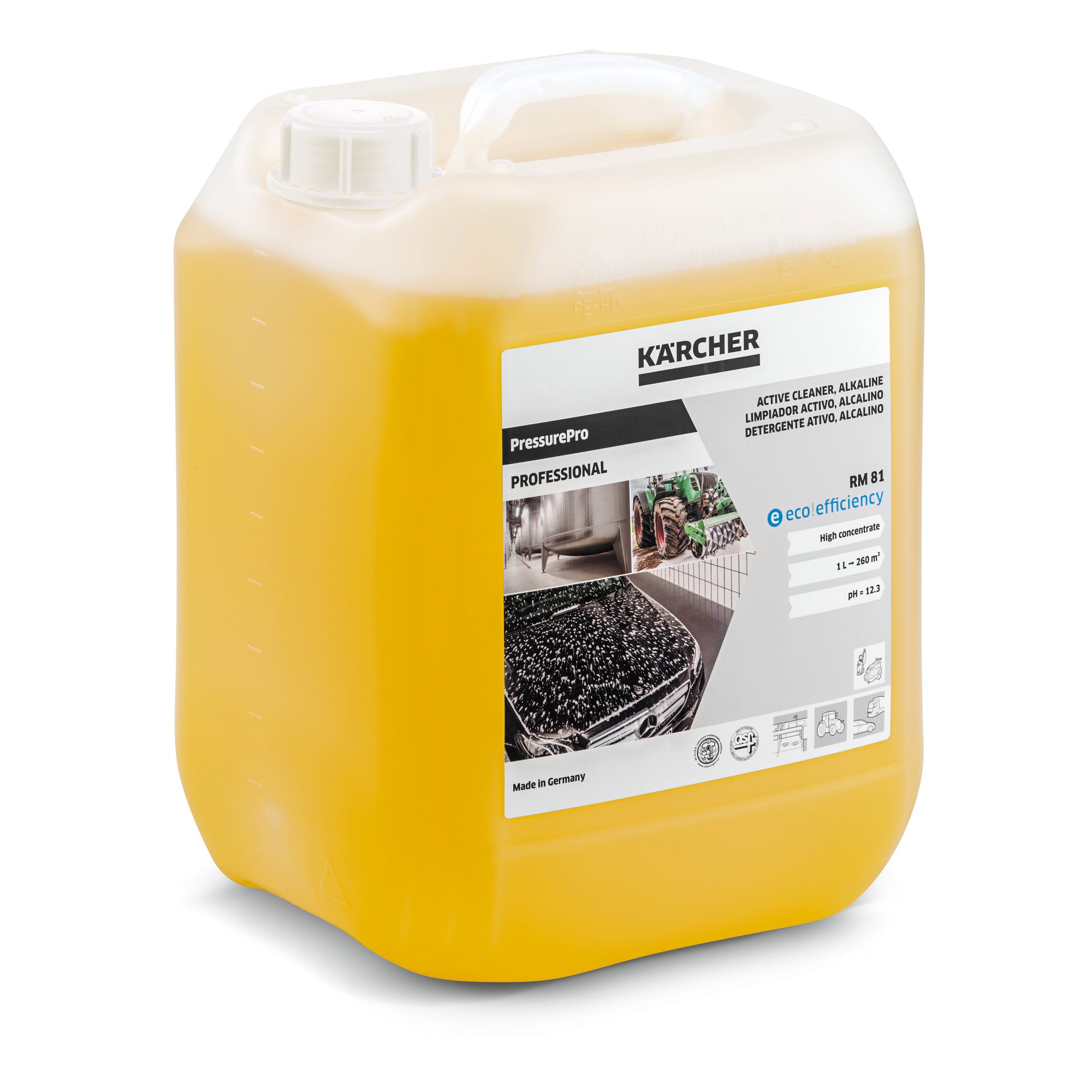 Kärcher Aktivreiniger, alkalisch RM 81 ASF eco!efficiency, NTA-free 10 l