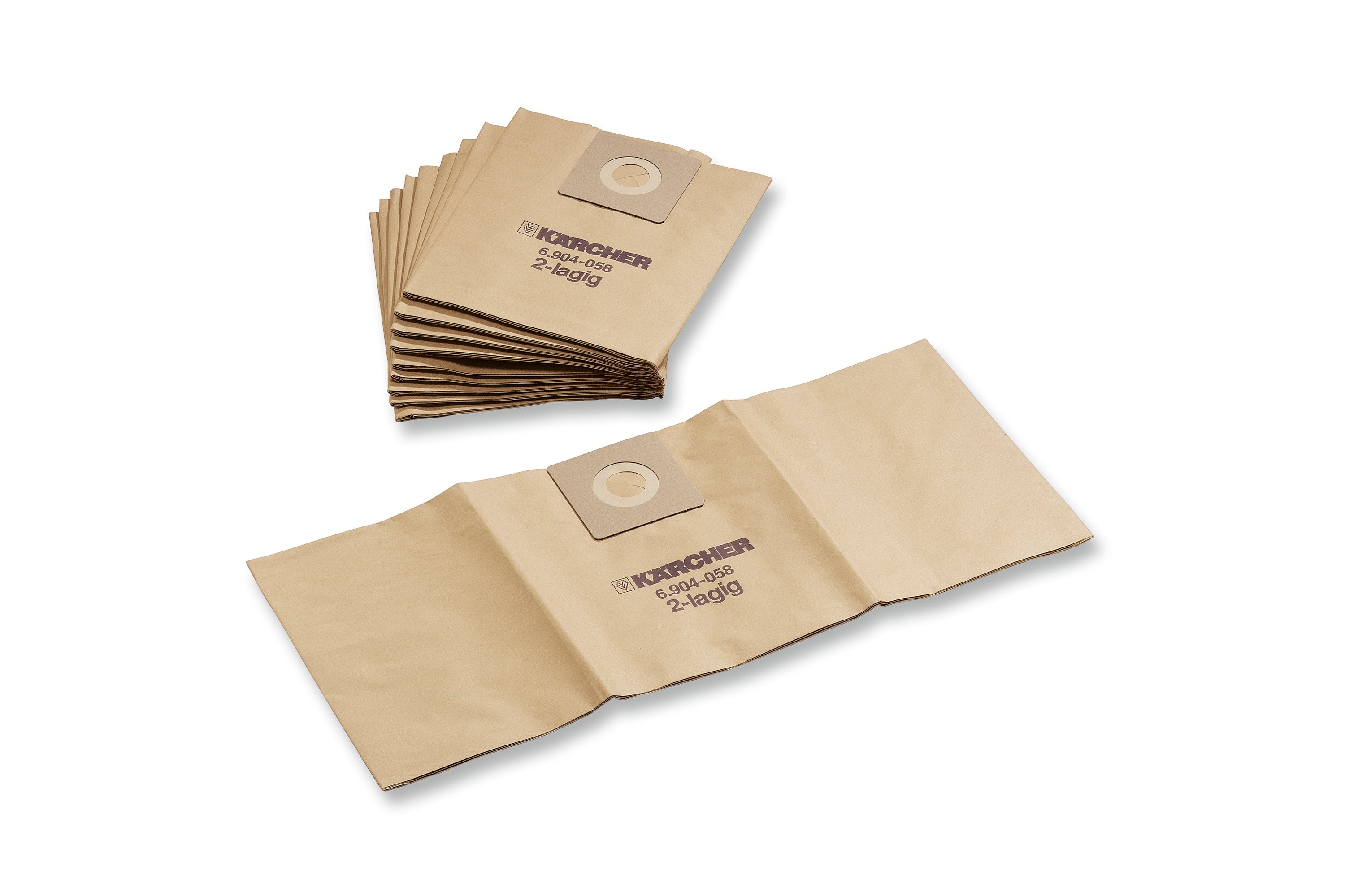 Kärcher Papierfiltertüten 2-lagig 300 St. T 7/1 und T 10/1
