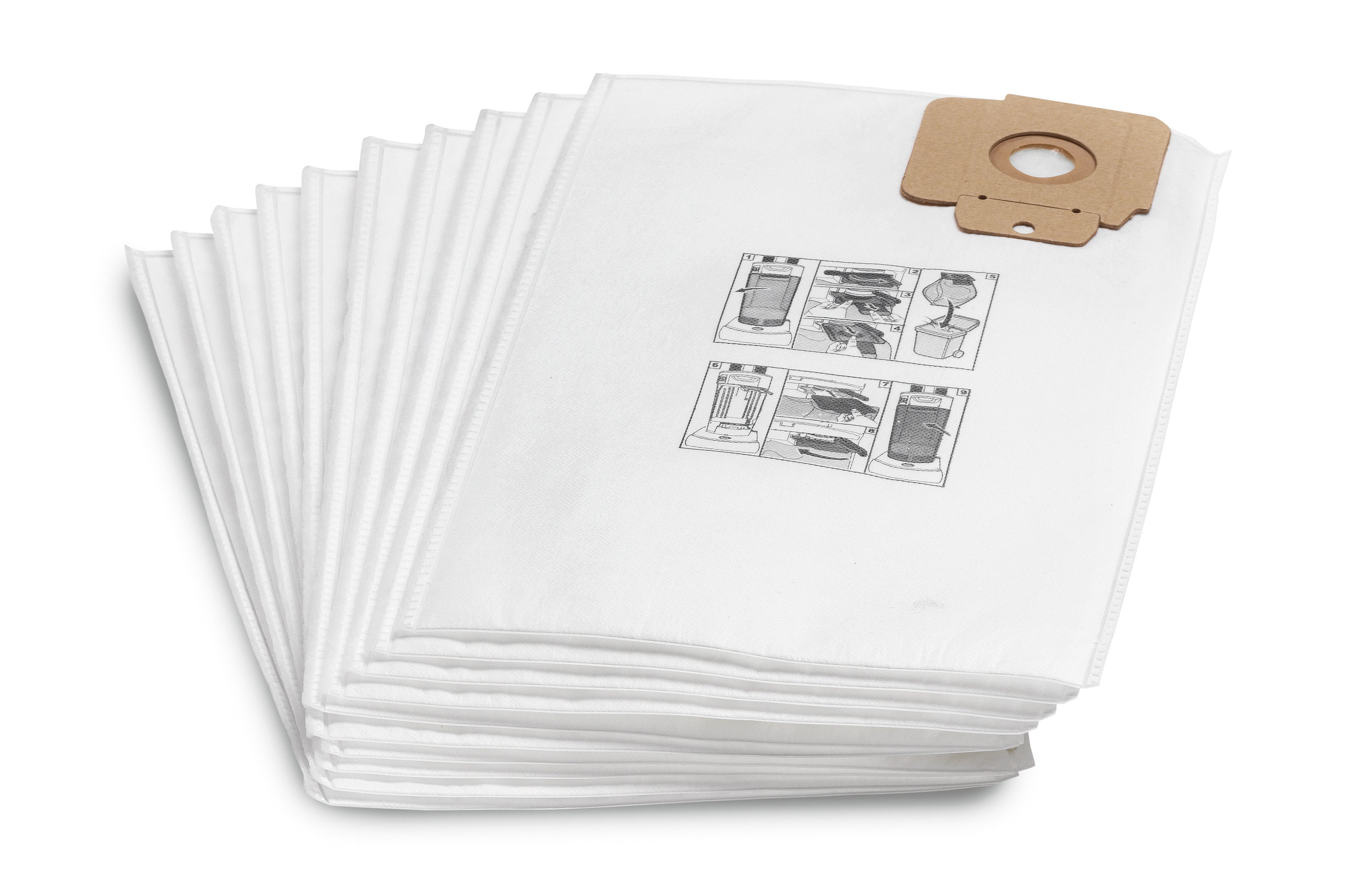 Kärcher Vliesfiltertüten 3-lagig 10 St. CV 30/1 - 48/2