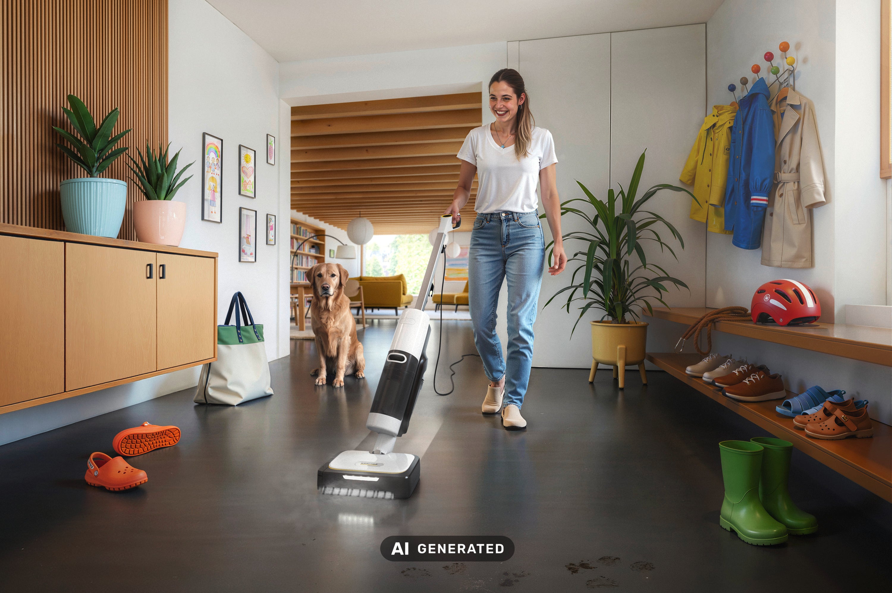 Kärcher Steinwalze SCV 4 Steam Vac