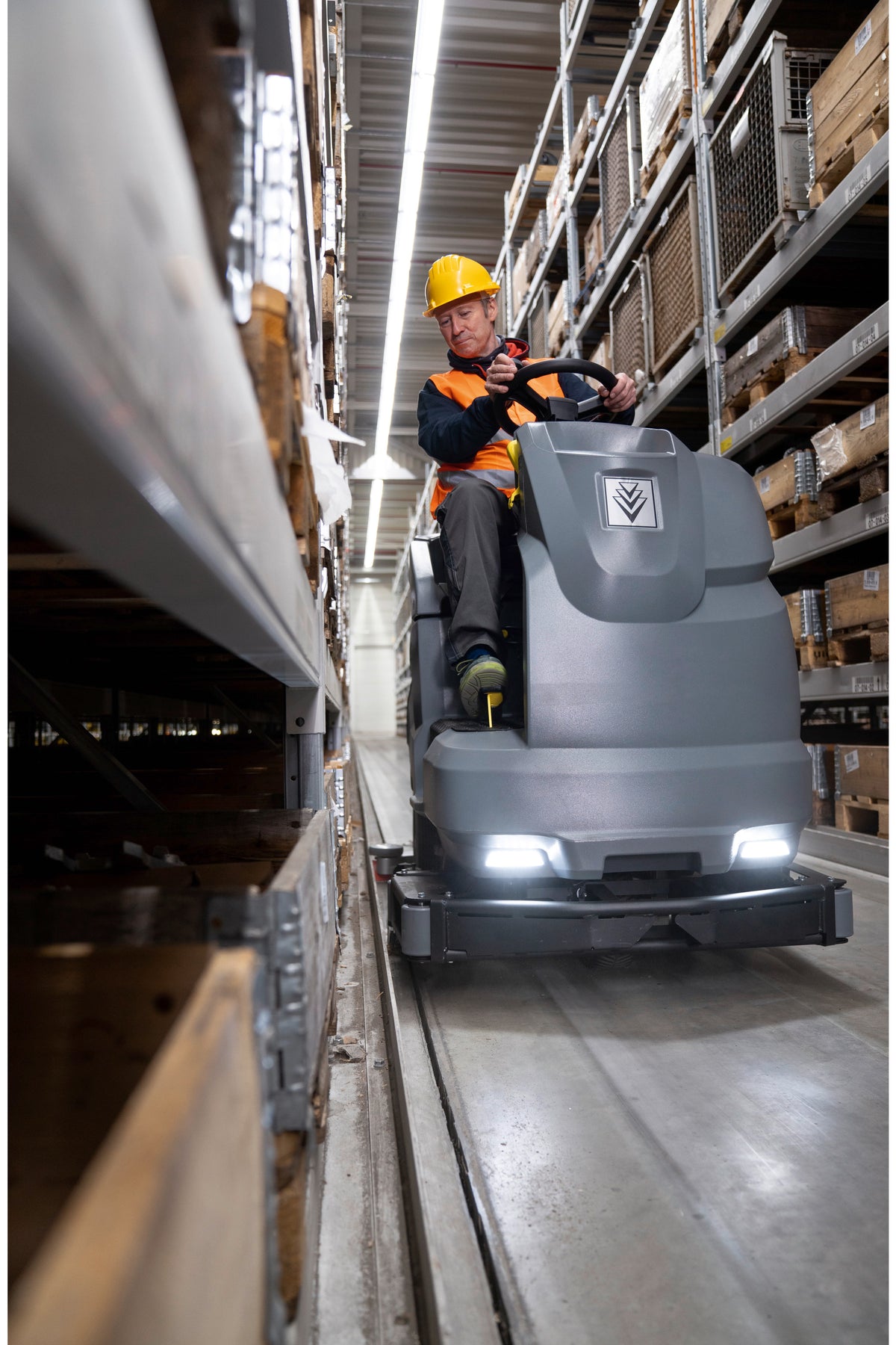 Kärcher Aufsitz-Scheuersaugmaschine B 220 R BpPack DOSE+285Ah+D110+Ri+Beacon