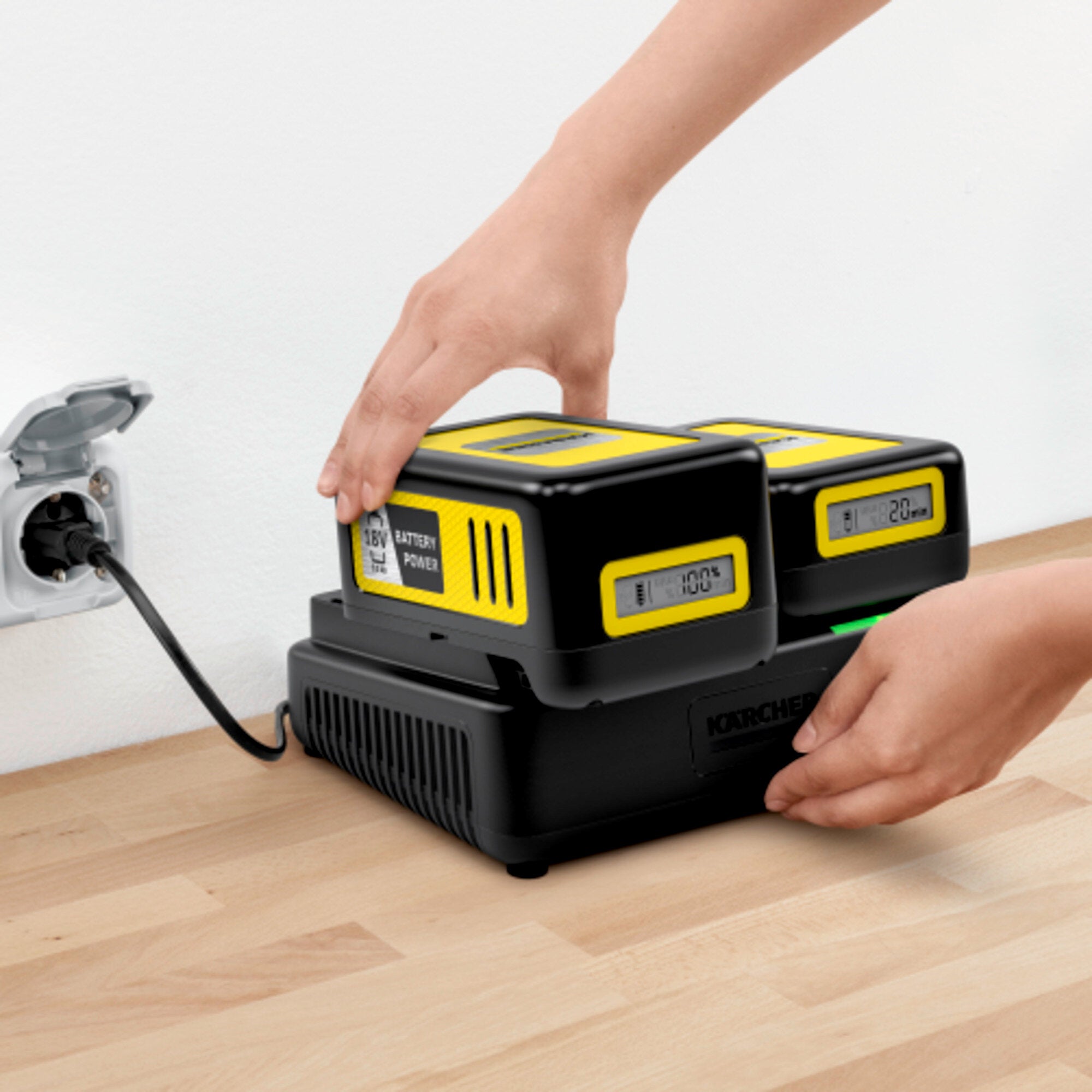 Kärcher Schnellladegeraet Battery Power 18V Dual