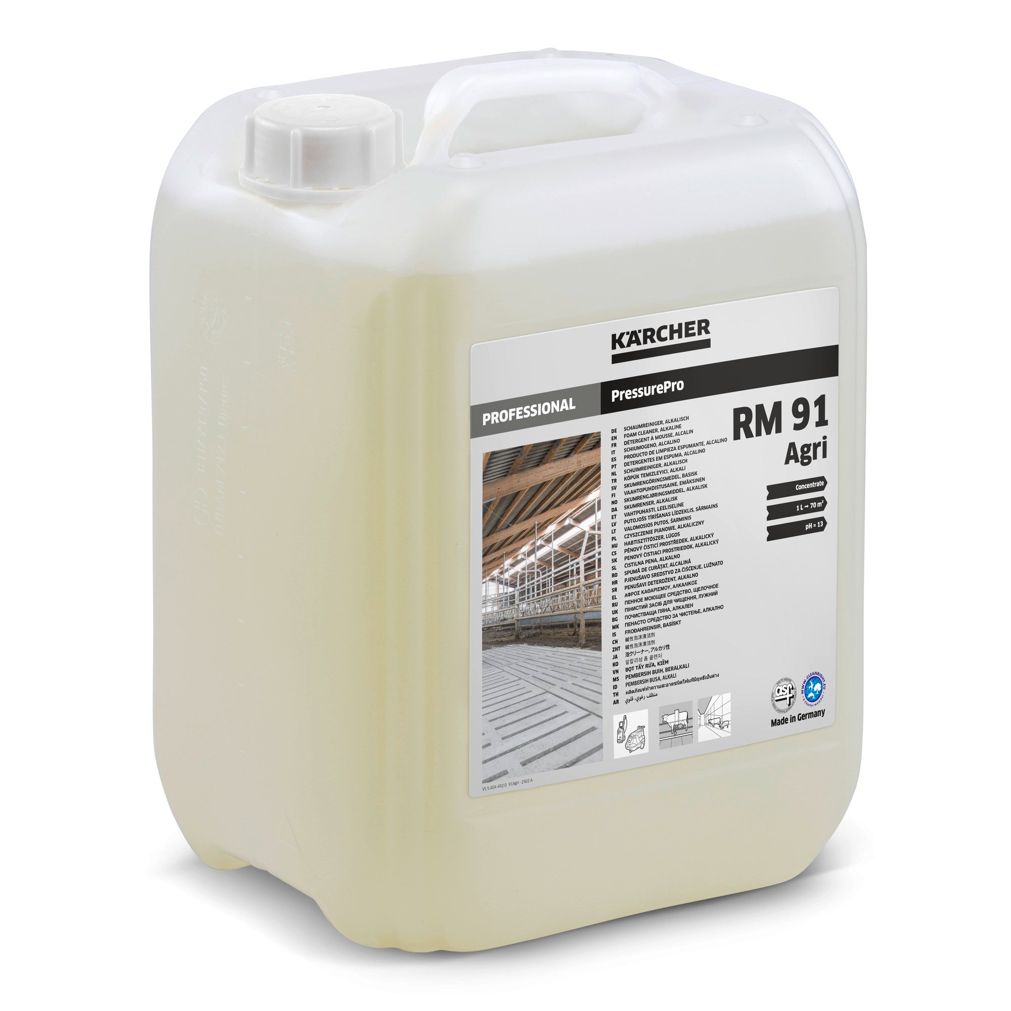 Kärcher Schaumreiniger, alkalisch RM 91 AGRI   10 l