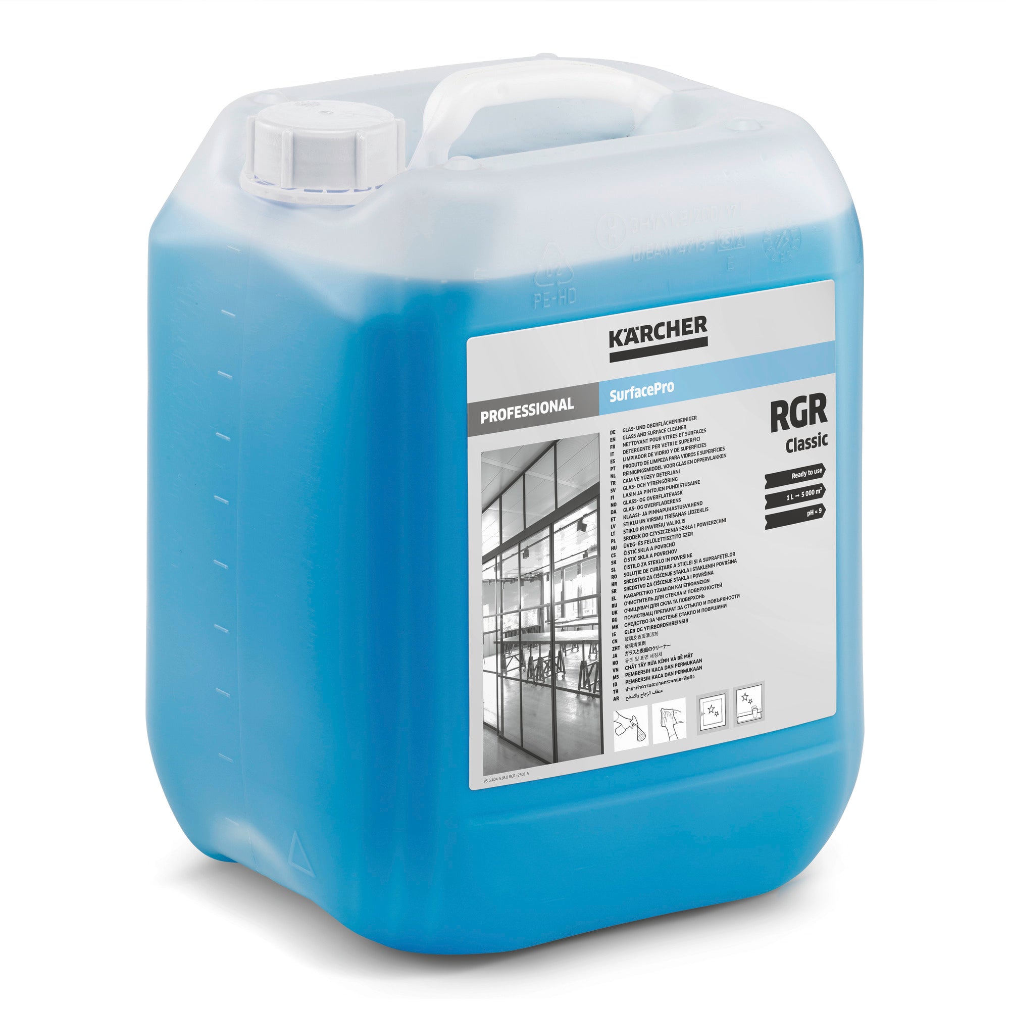 Kärcher SurfacePro Glas- und Oberflächenreiniger RGR Classic 10 l