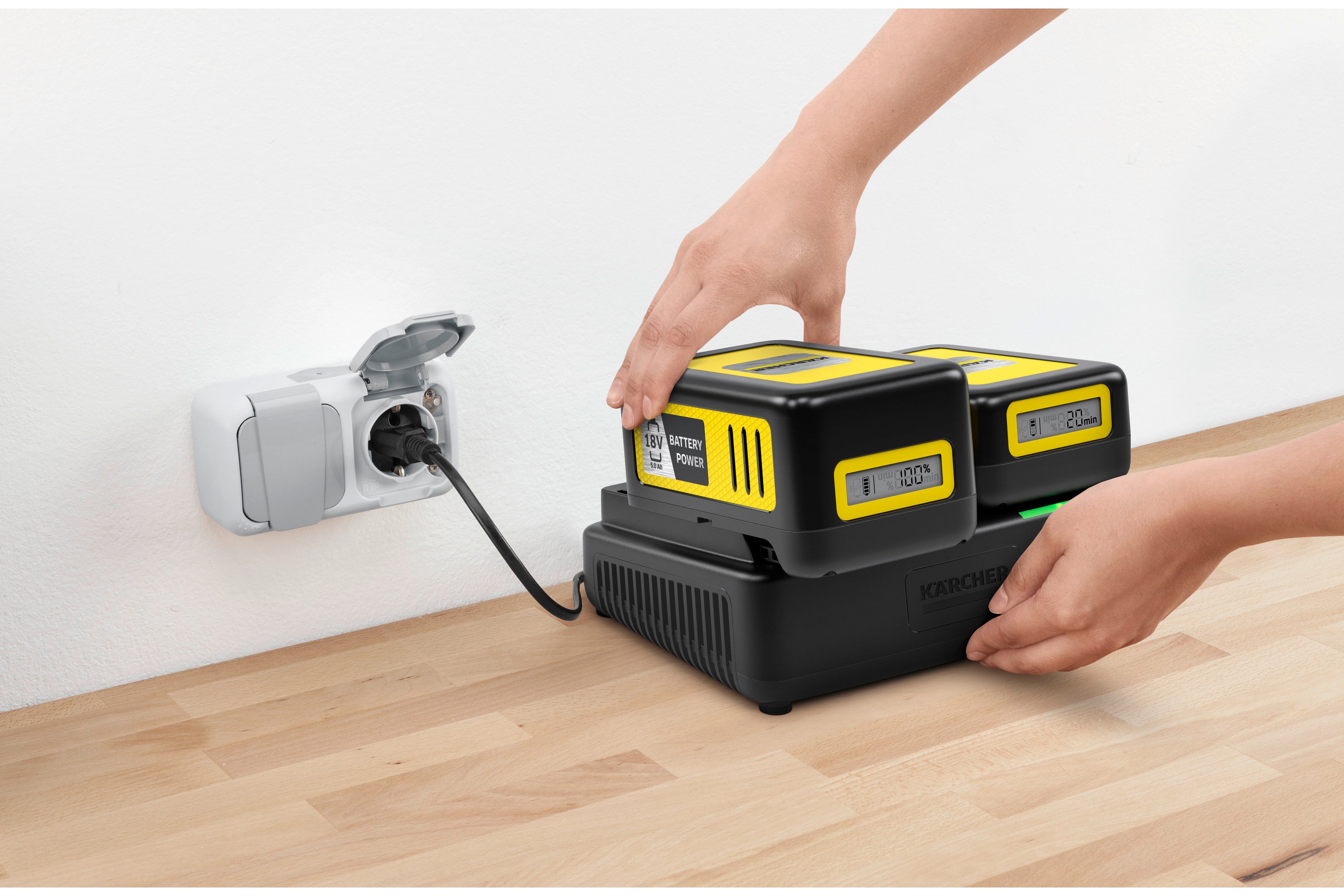 Kärcher Schnellladegeraet Battery Power 18V Dual