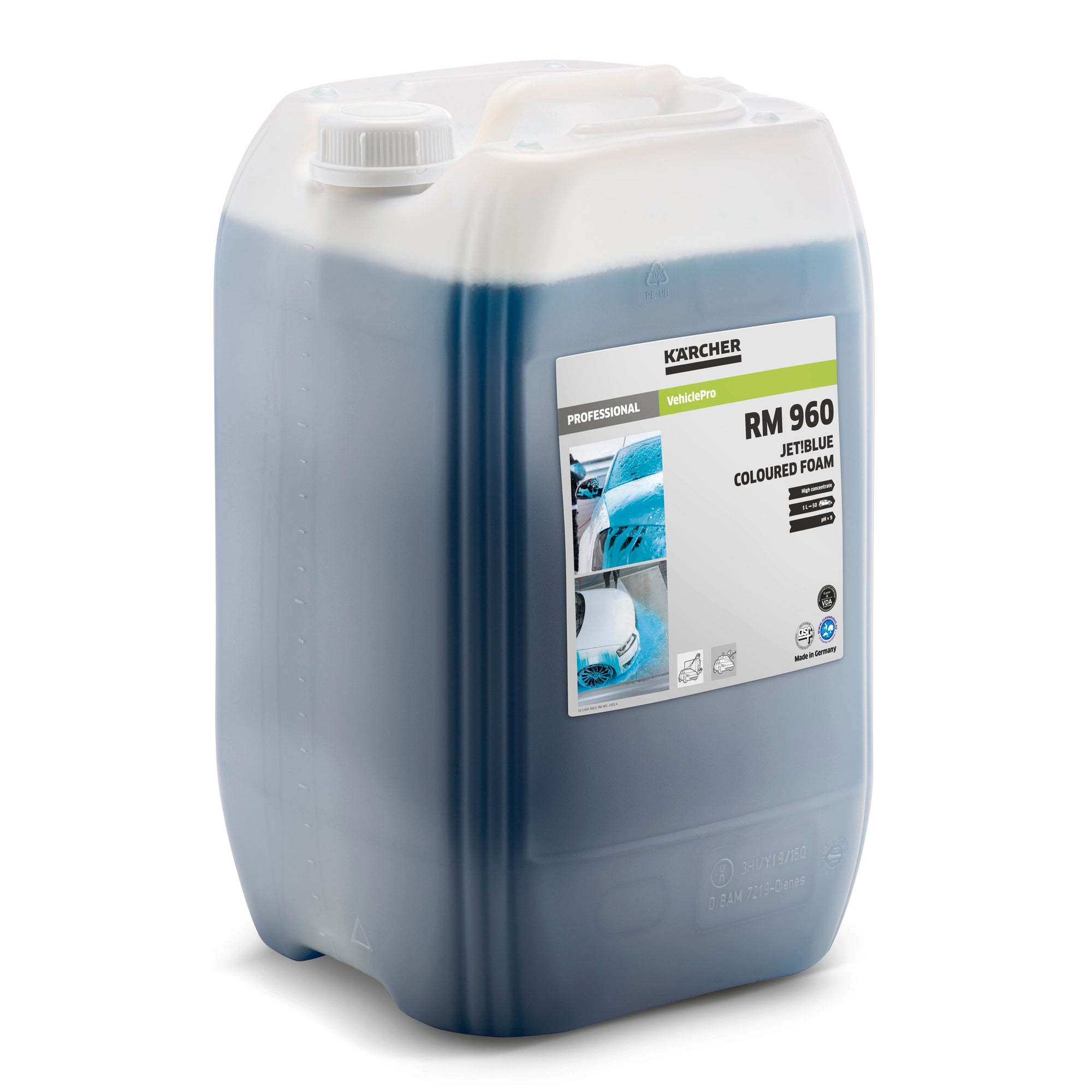 Kärcher RM 960, 20L, Jet!Blue coloured foam