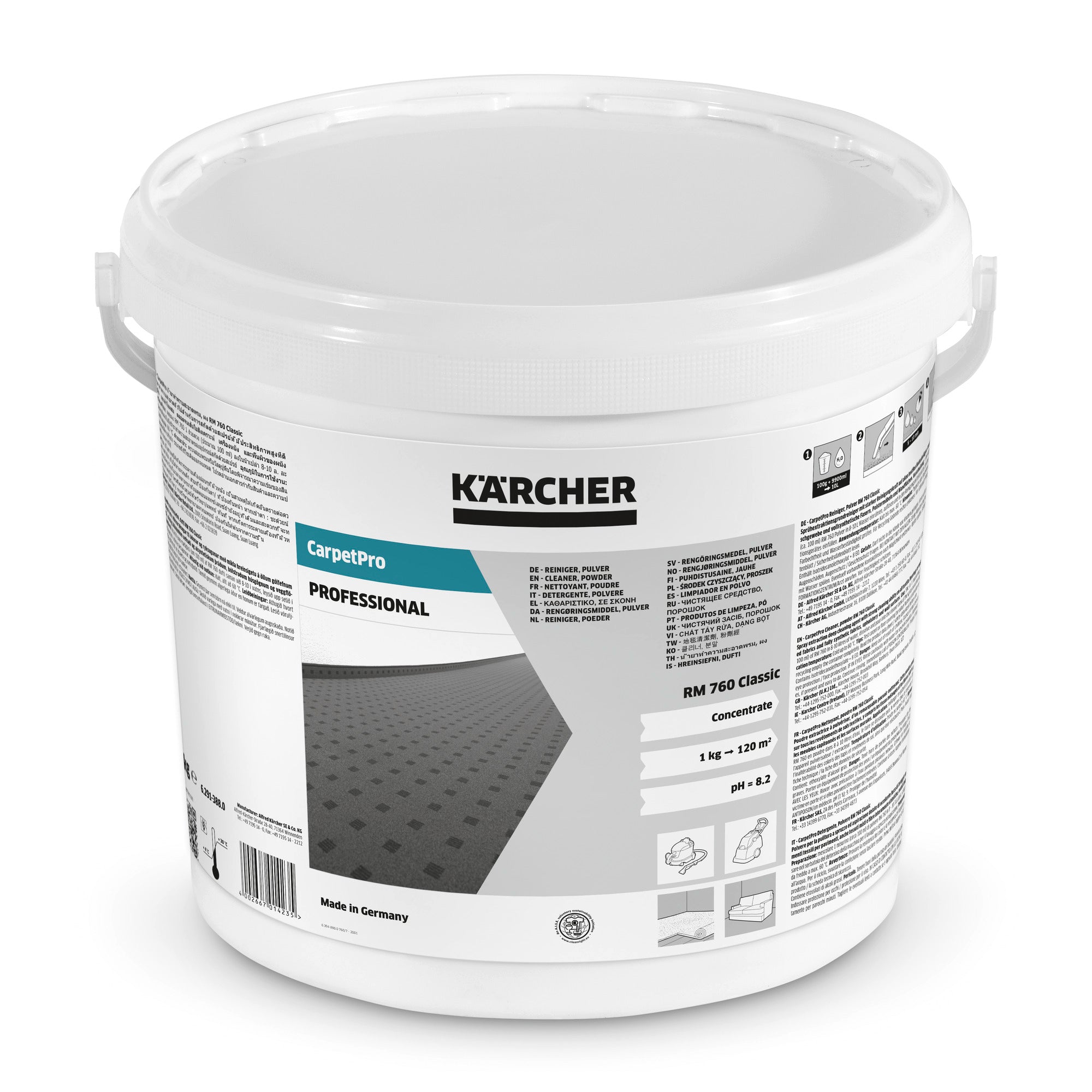 Kärcher CarpetPro Teppichreiniger Pulver Classic RM 760   10 kg