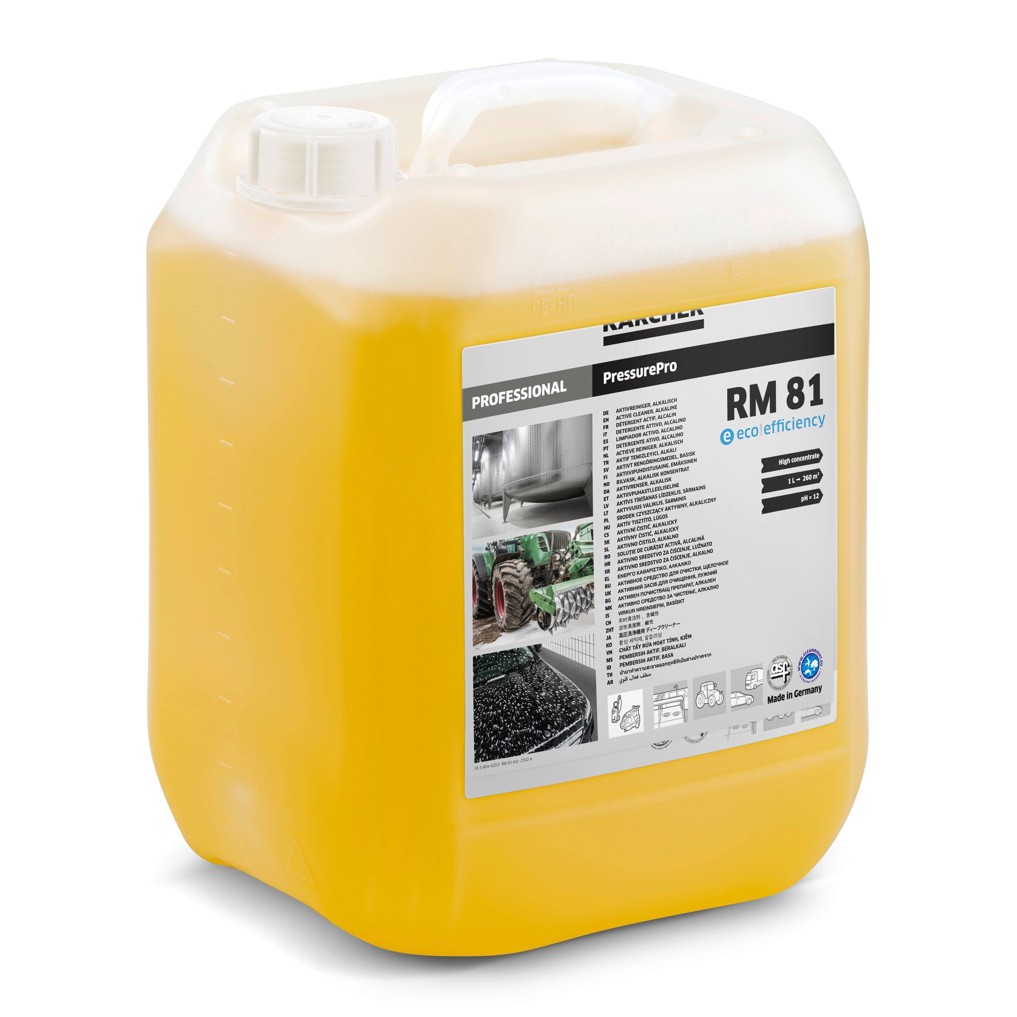 Kärcher Aktivreiniger, alkalisch RM 81 ASF eco!efficiency, NTA-free  10 l
