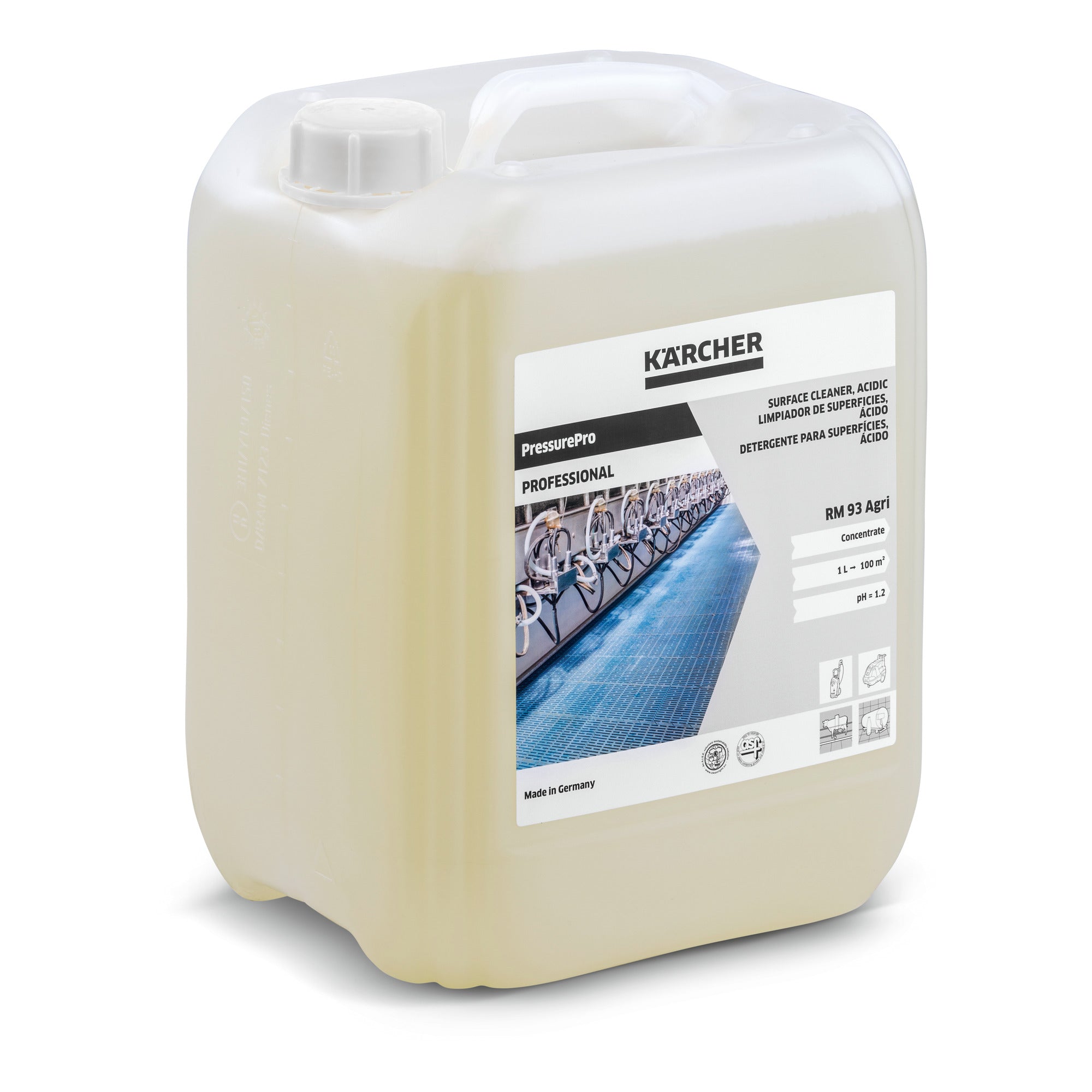 Kärcher Oberflächenreiniger, sauer RM 93 AGRI  10 l