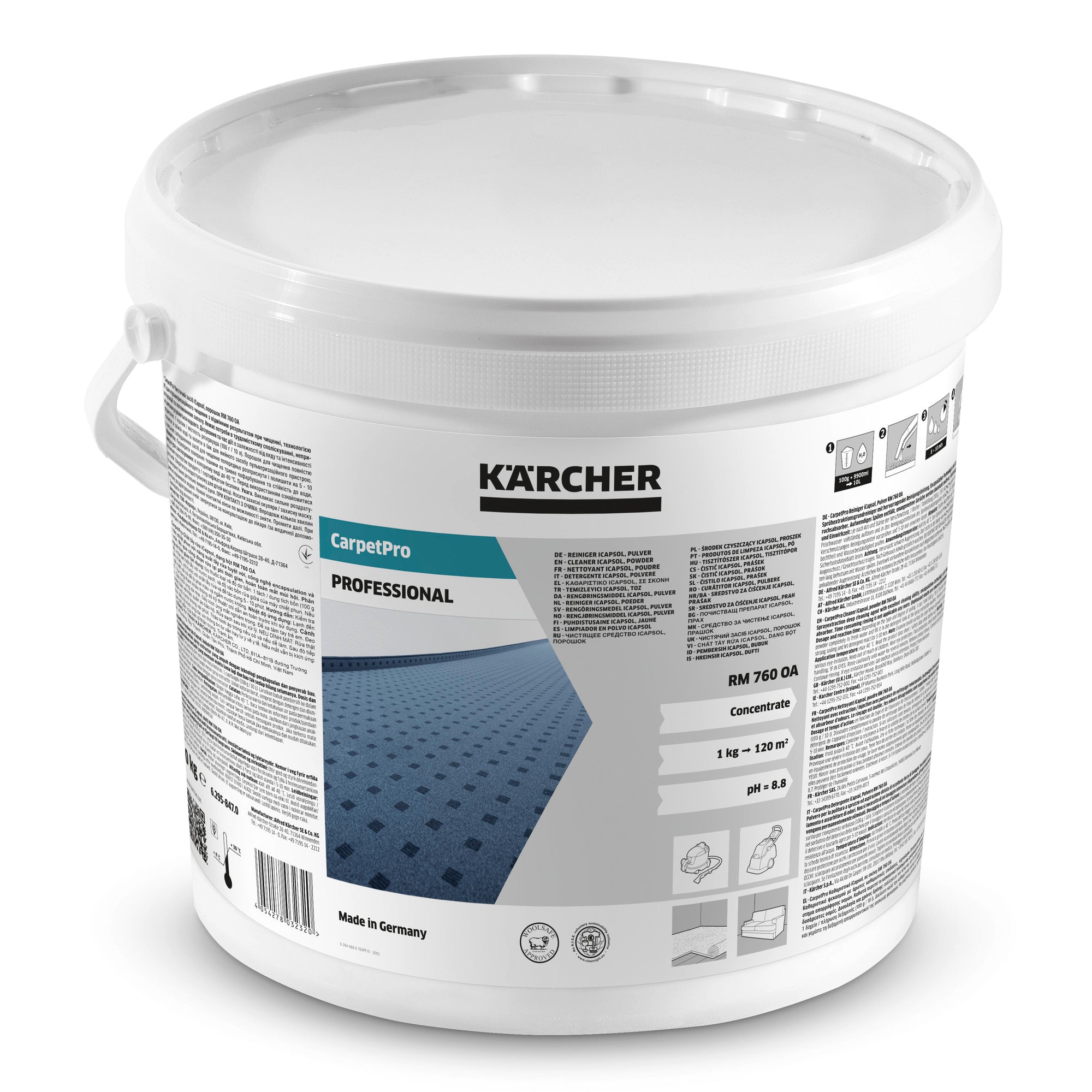 Kärcher RM 760 OA 10kg Reiniger iCapsol, Pulver