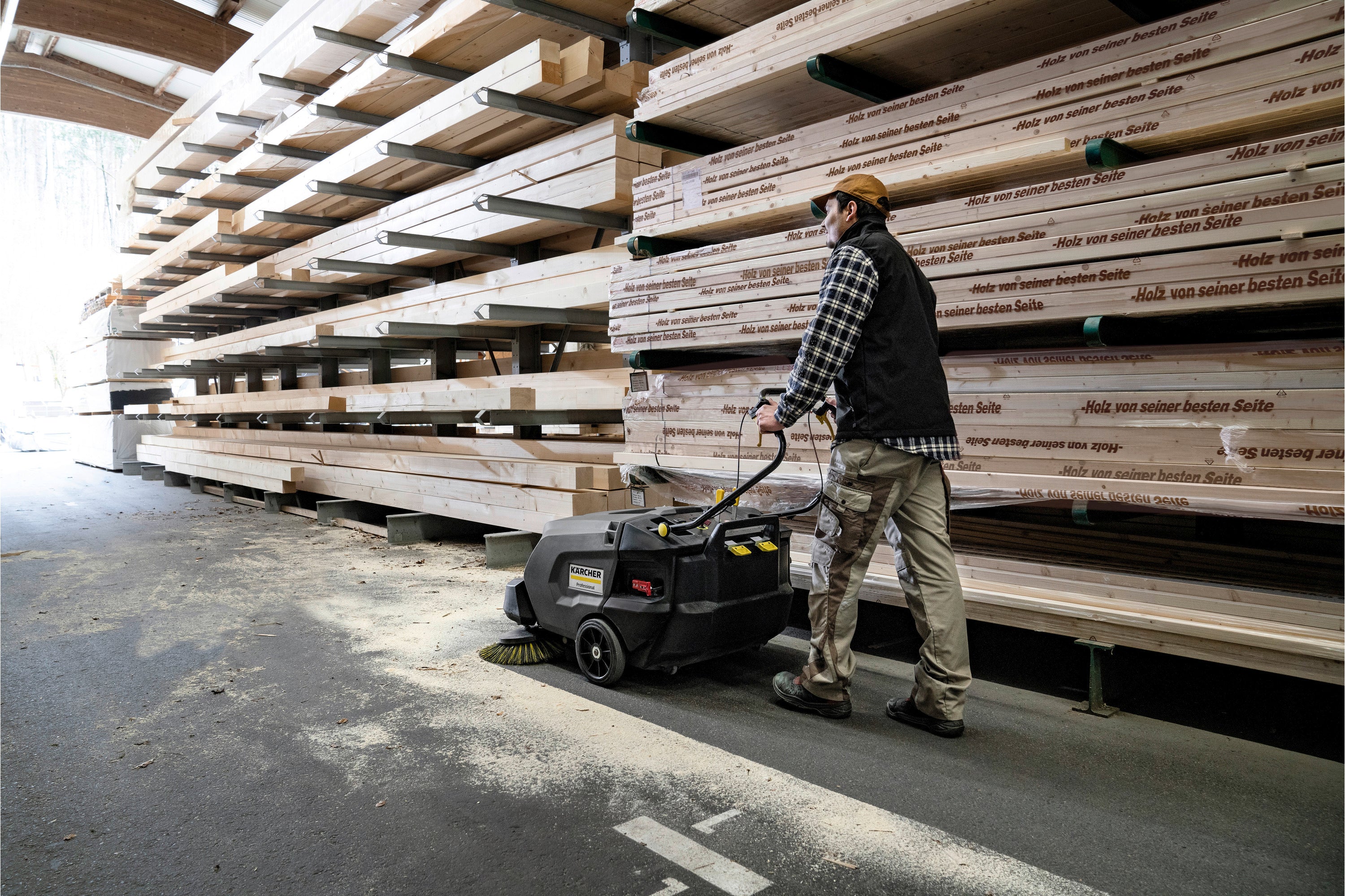 Kärcher Handgeführte Kehrsaugmaschine KM 85/50 W Bp Pack