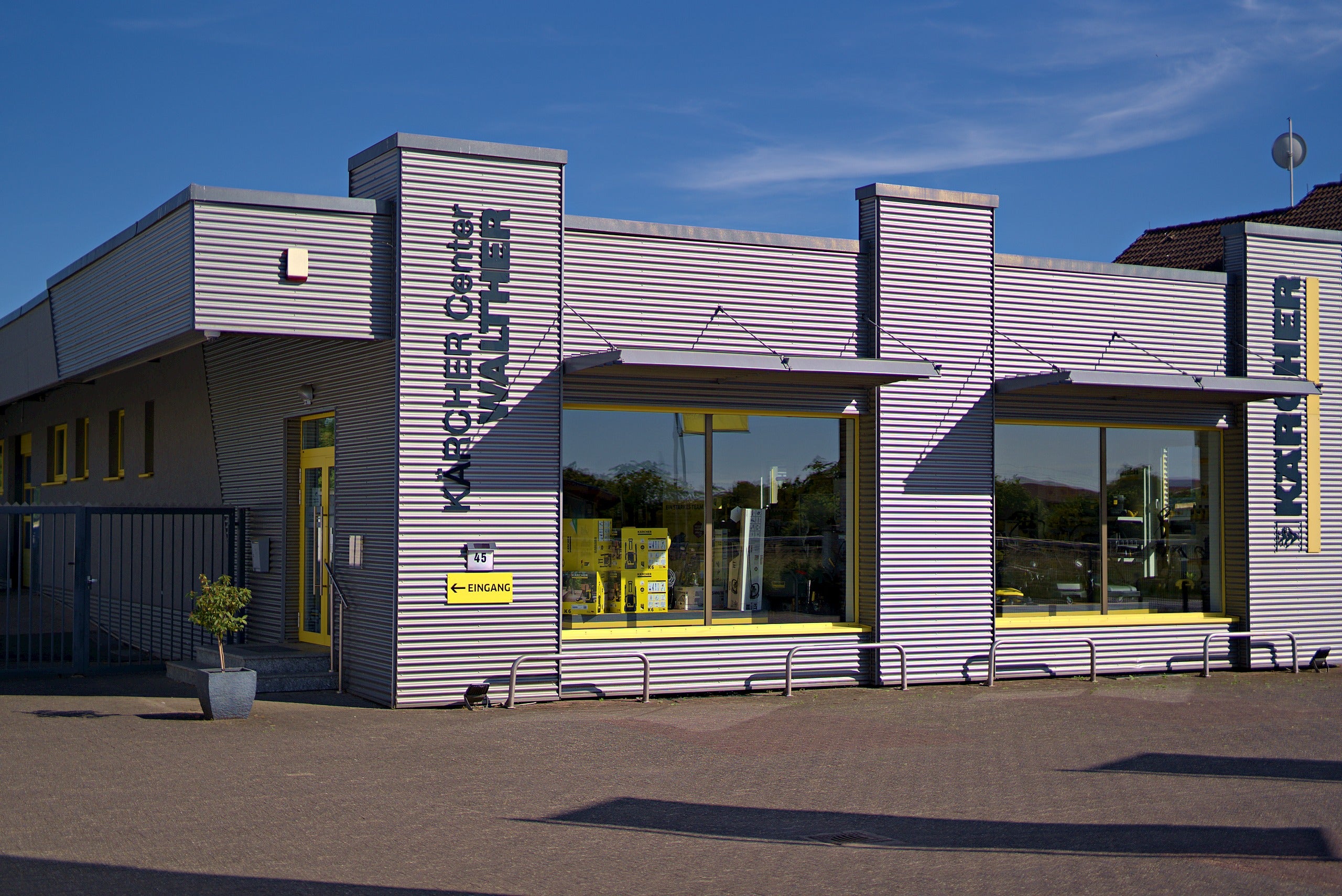 Kärcher Center Walther – Standort Hattersheim, Außenansicht